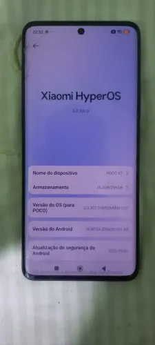 POCO X7 256gb e 8 de ram + 4 plus