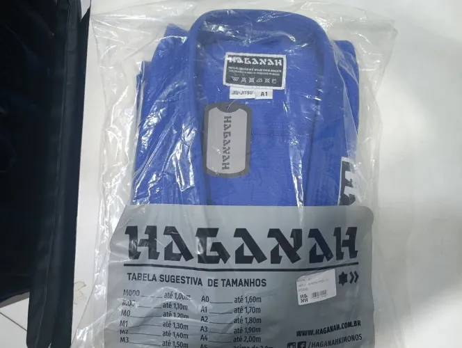 Kimono Jiu-jitsu Haganah Trançado Royal Adulto