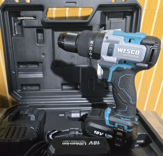 Furadeira parafusadeira Wesco top de linha WS2419K2