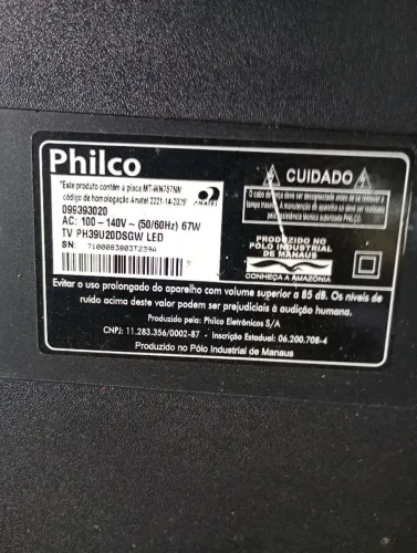 Tv Philco 39 polegas ,tela ruim mas placas todas boas.