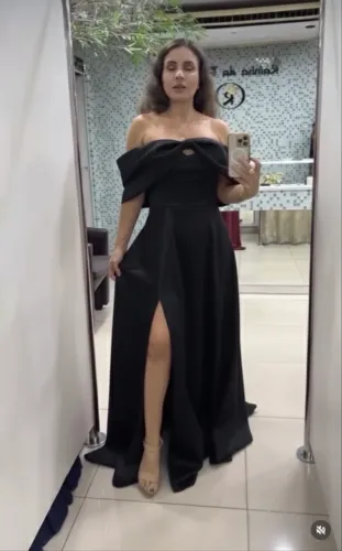 Vestido de festa/gala preto