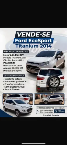 Ford Ecosport Titanium 2.0 16V Flex 5P Aut. 2014