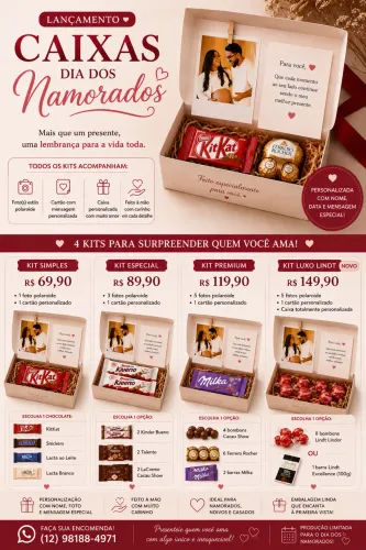 Caixinha personalizado dia dos namorados