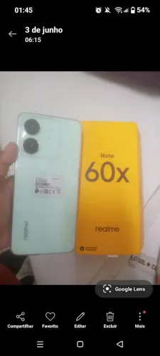 Celular novo na caixa 