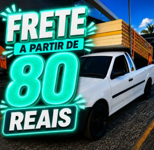FRETE A PARTIR DE 80 REAIS!