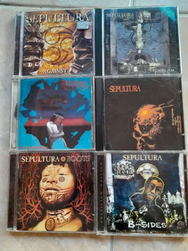 Cds Sepultura Against / Chaos A.D. / B-Sides / Schizophrenia / Roots / Beneath the Remains