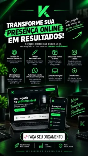 Crio sites profissionais para seu negócio, com qualidade e menor preço!