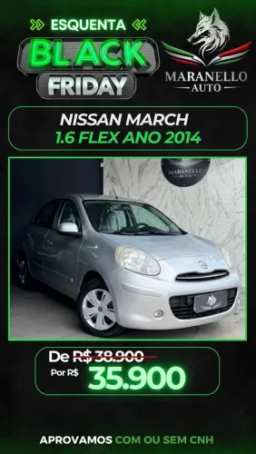 Nissan March S 1.6 16V Flex Fuel 5P 2014