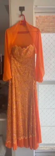 Vestido festa rendado PP