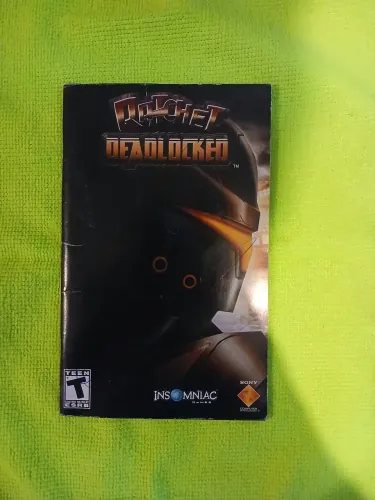MANUAL DO JOGO RATCHET DEADLOCKED PARA PS2