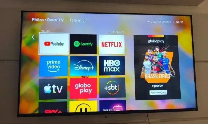 TV Philco 50 polegadas smart 4K