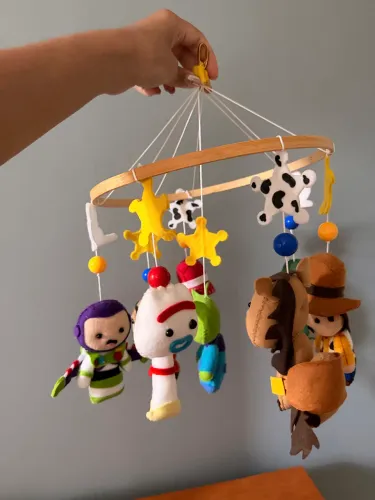 mobile para berço toy story feito a mao