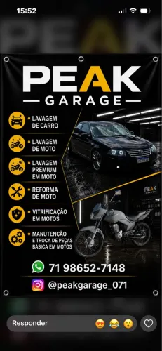 Lavagem motos e carros