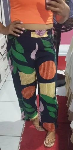 Pantalonas em algodão G