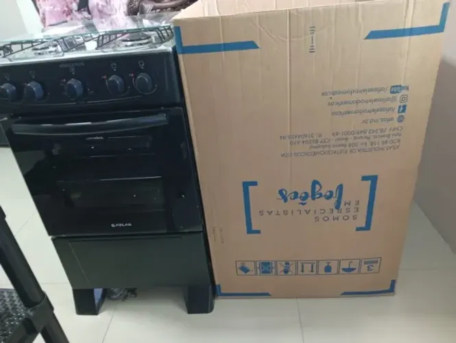 Fogão 4 bocas automático
