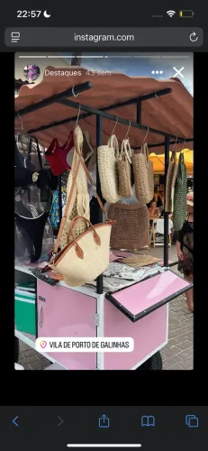 Barraca lojinha móvel