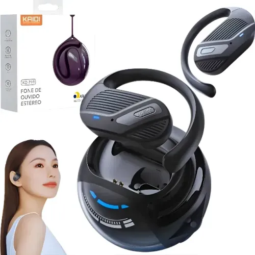 Fone De Ouvido Sem Fios Bluetooth Kd799 Touch Condução Ossea