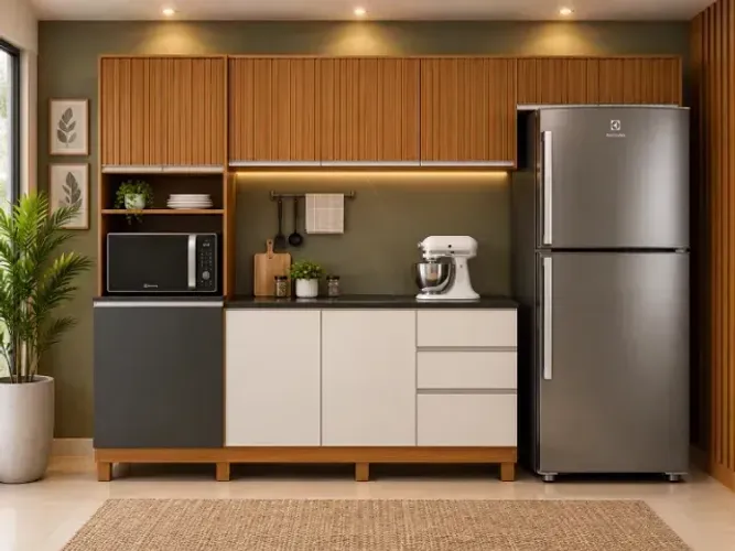 OFERTA! Armário de Cozinha Paris 9 Portas