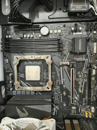 kit placa mae e processador ryzen 5600g-b550m aorus elite