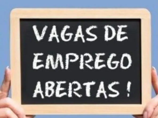 Temos vagas para varias areas 