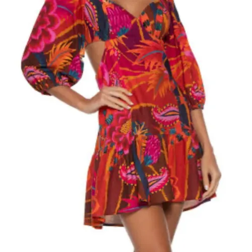 Vestido Curto Farm Alto Verão