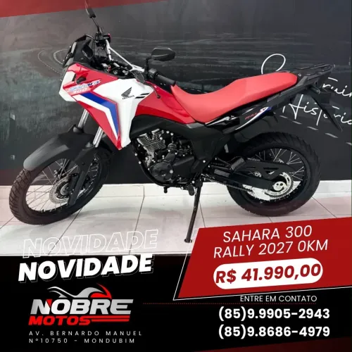 Honda Sahara 300 Rally ABS Flex 2027 0km - Exclusiva