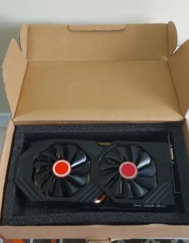 Placa de vídeo rx 580 8gb XFX top 2304sp! Não é 550 560 570 gtx 1660 6gb 4gb