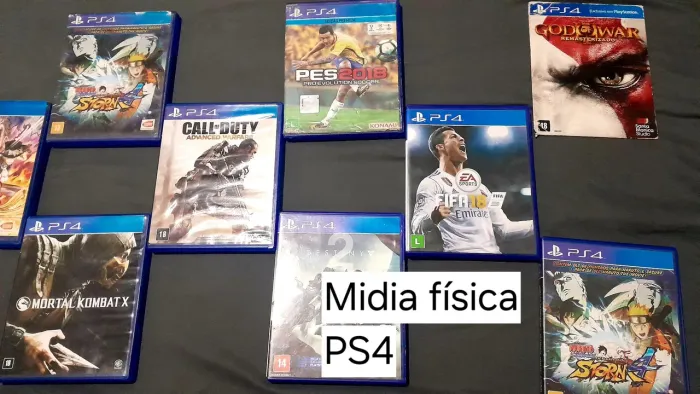 Jogos mídia física ps4