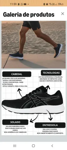 Tenis asics original 41 e 43