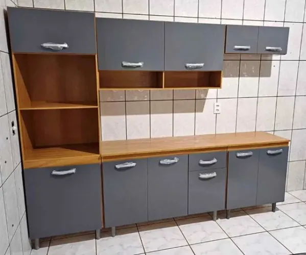 Armário de Cozinha Atenas 5 Módulos Balcão 1,20m (NOVO) Entrega Grátis! 