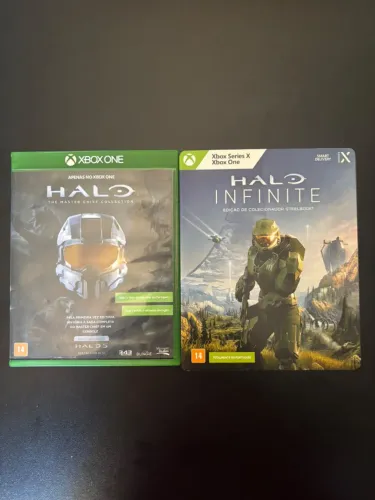 Coleção Halo The Masterchief Collection e Infinite Edição Colecionador Steelbook
