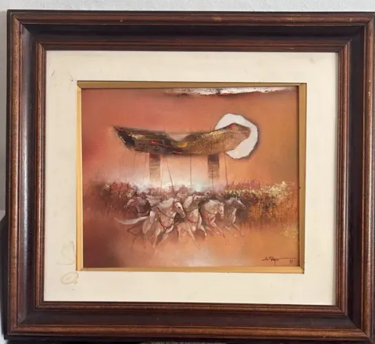 Obra de arte - SATYRO MARQUES - OS IMORTAIS - 1991