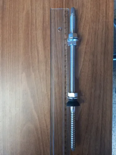 Haste Solar p/ madeira 10mm X 250mm