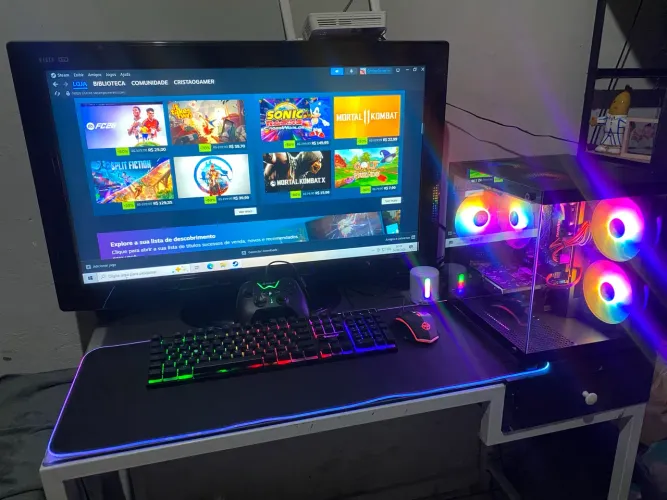 Pc Gamer e TV 32 Polegadas