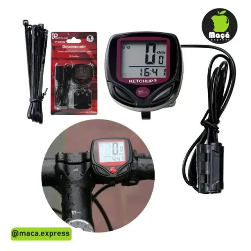 Velocímetro odometro de bicicleta Com 15 Funções