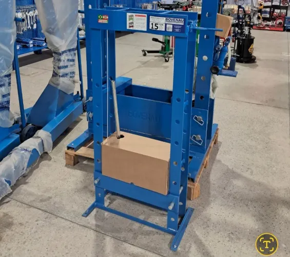 PRENSA HIDRÁULICA 15TON - P15000 BOVENAU(PRONTA ENTREGA EM LOJA)