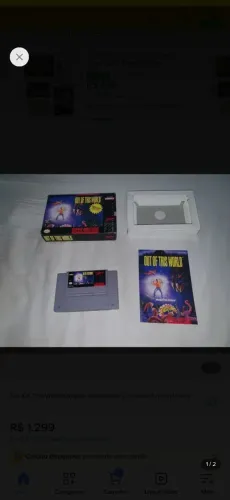 Out of This World Original Americana Completa Snes