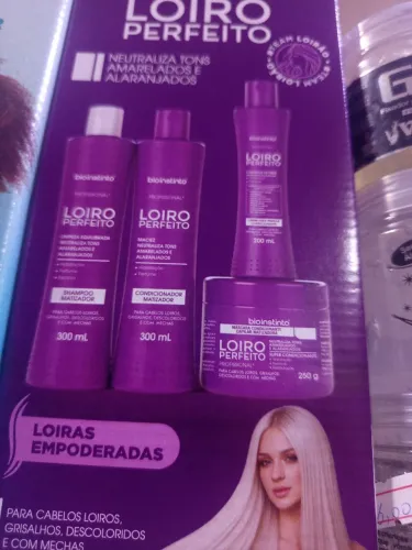 Kit matizador loiro perfeito 4 PCs