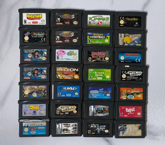 Lote 28 Jogos Original de Game Boy Advance