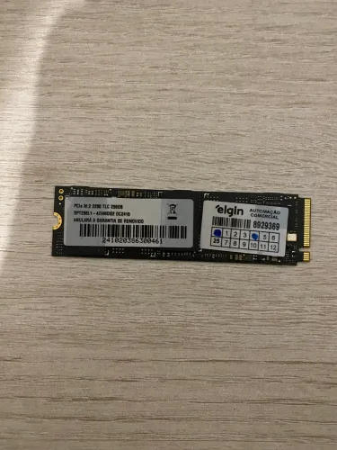 SSD ELGIN NVME M2 2280 256gb
