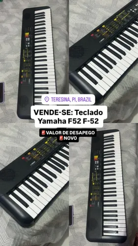 Teclado Yamaha F52 F-52 - NOVO - VALOR NEGOCIÁVEL