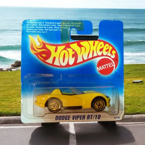 Dodge Viper RT amarelo Hotwheels 93.