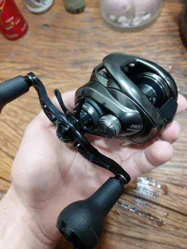 Carretilha Shimano Metanium HG + Manivela/Estrela Gomexus