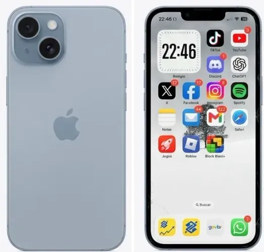iPhone 14 azul 128gb