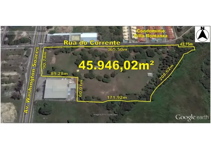 Área Nobre com 45.946m² na Av. Washington Soares Alto Potencial Imobiliário
