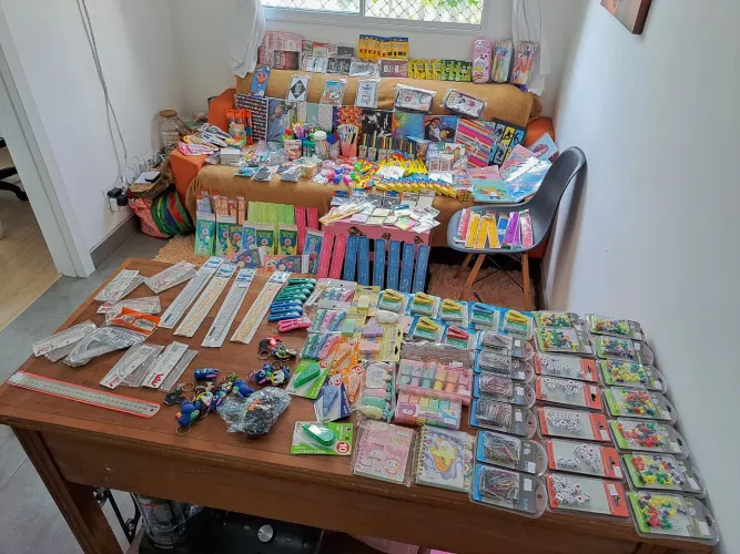 ESTOQUE PAPELARIA APROX. 614 ITENS