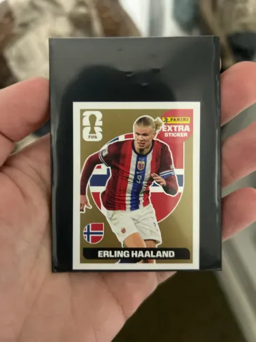 Figurinha legend extra Sticker halland de ouro original