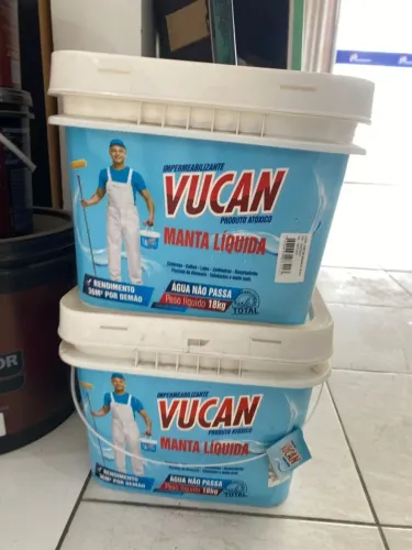 Manta Liquida Vucan 18Kg e 4Kg, Somos Loja. LEIA A DESCRIÇÃO!!!