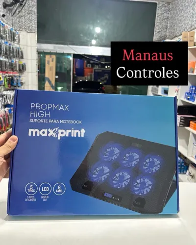 Suporte de Notebook 6 Fans controle de Ajuste de velocidade