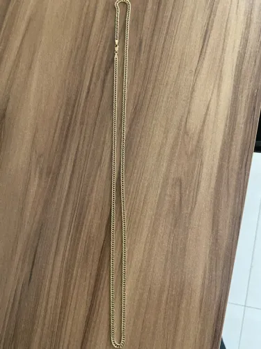 Corrente ouro 18k grumet dupla 